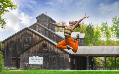 Camille A. Brown at Jacob's Pillow Dance Festival.